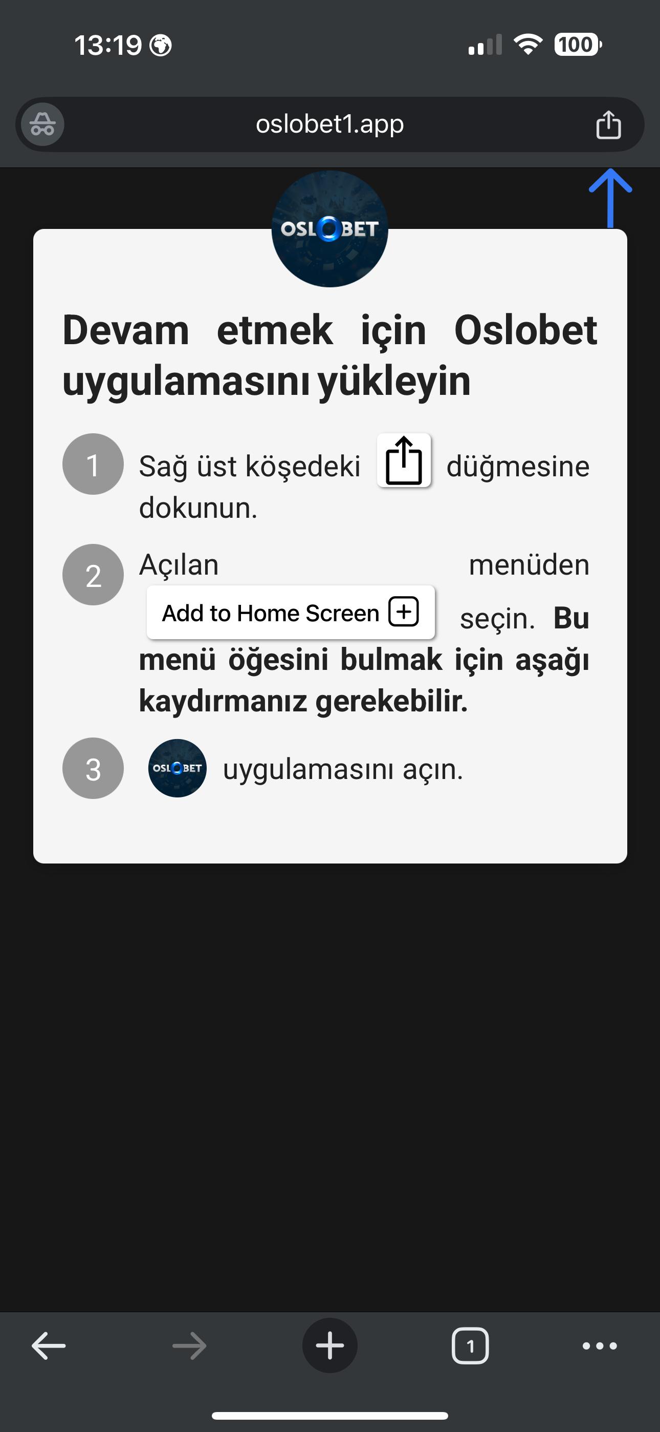 Oslobet Mobil Tanıtım - Adım 4